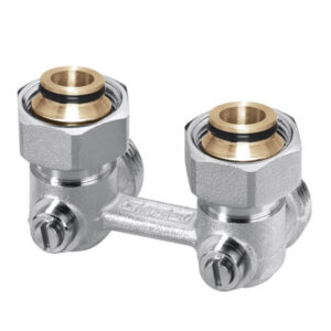 Узел нижнего подключения Simplex тип E2/50 угловой, 3/4" BPx3/4"НР (standart line)