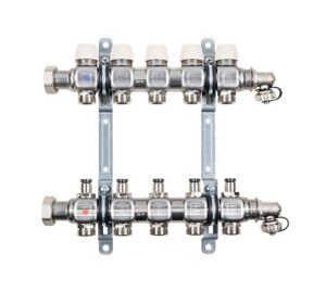 Распределитель Kermi x-net 1" Standard 2, 3, 4, 5, 6, 7, 8, 9, 10, 11 контуров