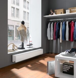 Радиатор профильный с нижним правым подключением, тип 33, 900х1400